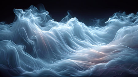 A background reminiscent of a stream of light and shadow creates a feeling of dynamism and movemen.の素材