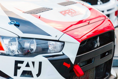 YALTA, UKRAINE - SEPTEMBER 13. Preparing to race WOG Yalta Rally Fest 2013. Cars are racing park, scheduled scan is performed before the race. 1 day. on September 13, 2013 in Yalta, Ukraine.のeditorial素材