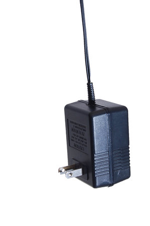 A power adapter with cord