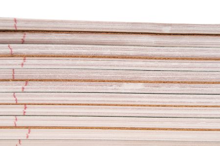 A huge pile of brand new spiral notebooksの写真素材