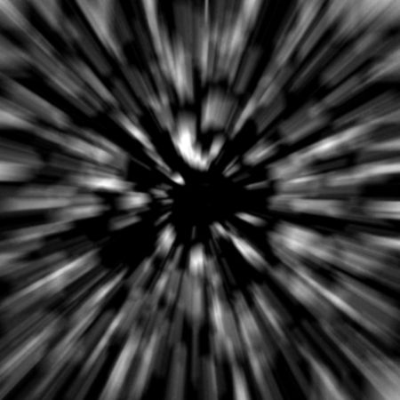 A journey into hyperspace at hyper speeds. Square frame background graphicの写真素材