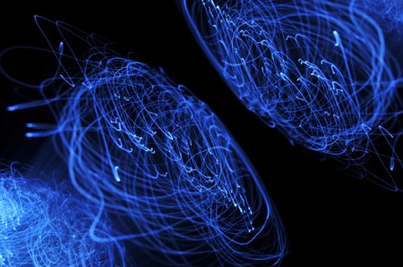 A blue futuristic background abstractの写真素材