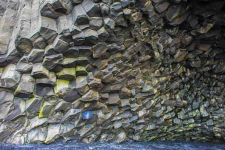 Basalt columns textureの写真素材