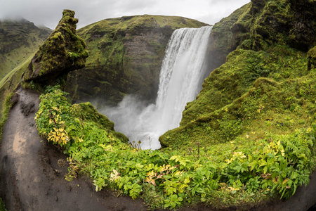 Waterfall and Cliff Long Exposure