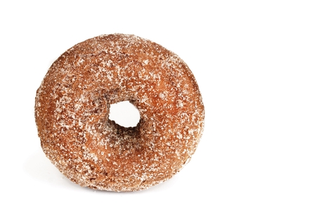 Apple Cider Donuts isolated on whiteの写真素材