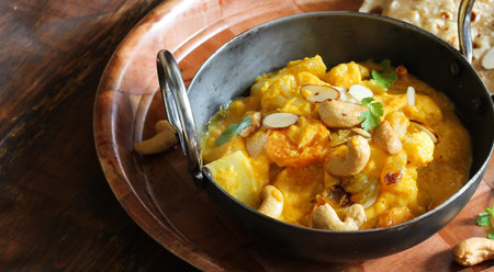 Veg Kolhapuri - Mixed vegetables in thick spiced gravy from Kolhapur, Maharashtra,India