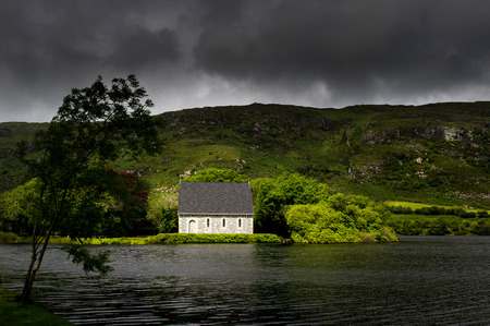 Oratory at Gougane Barra, Co. Corkのeditorial素材