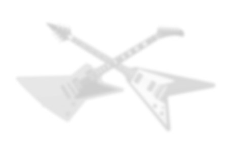 Crossed Electric Guitars White Blurred Background
