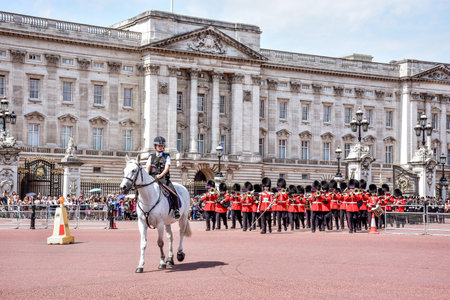 London, England - 06 07 2022 Buckingham palace in Great Britain, palace of the Queen, her Majestyのeditorial素材