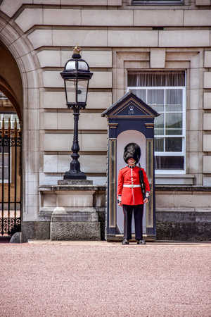 London, England - 06 07 2022 Buckingham palace in Great Britain, palace of the Queen, her Majestyのeditorial素材