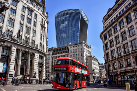 Skycraper walkie talkie in londonのeditorial素材