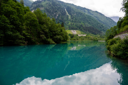 The beautiful Klammsee near to the Sigmund-Thun klamm in Kaprun