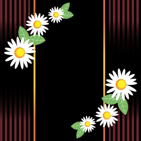 Seamless spring chamomileのイラスト素材