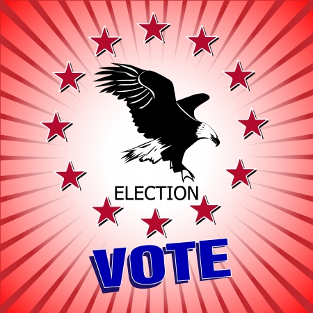 Vote for America - election posterのイラスト素材