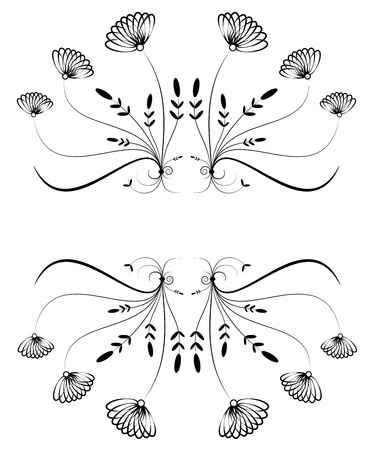 Floral background. Beauty floral illustration.のイラスト素材