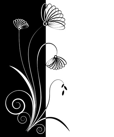 Floral background  Beauty floral illustration のイラスト素材