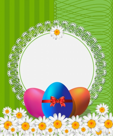 Easter background with place for textのイラスト素材