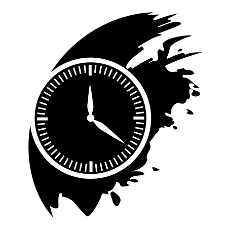 Clock - Vector icon isolatedのイラスト素材