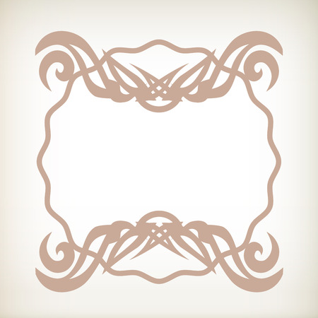 Vector scrolls in Victorian style.のイラスト素材