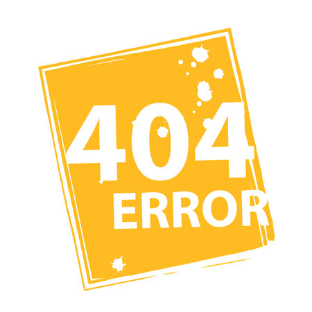 404 error. Page not found.