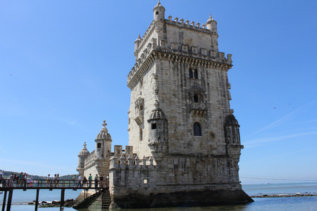 Belem Tower, Lisbon, Portugalの写真素材