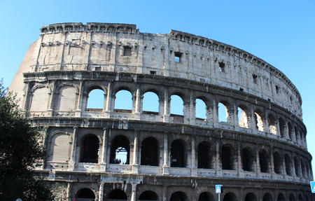 Colosseum, Coliseum, Flavio's Theater, Rome, Italyの写真素材