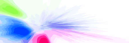 Abstract fractal patterns and shapes. Digital artwork for creative graphic design. Symmetric fractal icon on white background. Colorful illustration.の写真素材