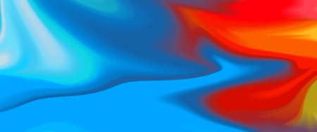 Abstract fractal patterns and shapes. Digital artwork for creative graphic design. Symmetric fractal icon on white background. Colorful illustration.の写真素材