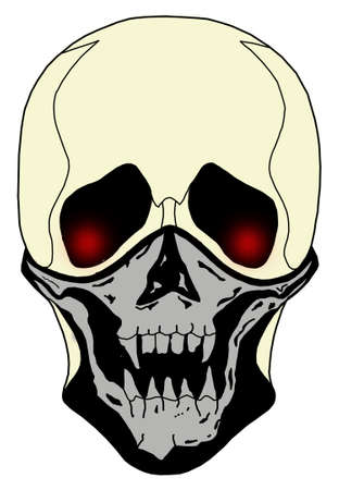 halloween background with pumpkin andの写真素材