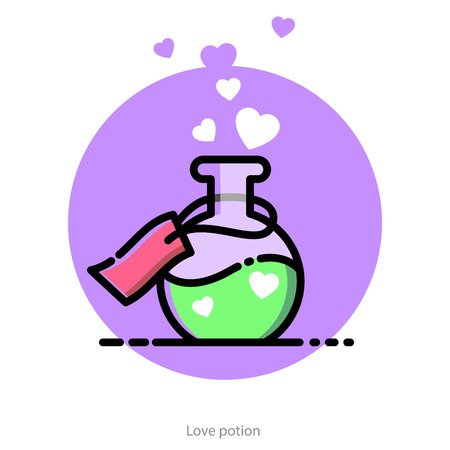 illustration for Valentines Day greeting cardのイラスト素材