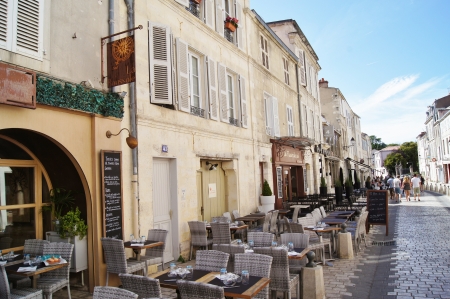 Public Street in La Rochelle, France のeditorial素材