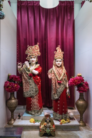 Lord Krishanji of Sri Lakshminarayan Temple in Singapore, a place of faith, devotion, worship, love, peace and harmonyのeditorial素材