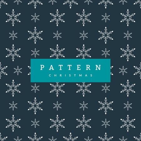 Snowflake icon. White silhouette snow flake sign, isolated on Dark blue background. Flat design. Symbol of winter, frozen, Christmas, New Year holiday.のイラスト素材