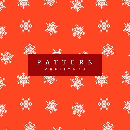 Snowflake icon. White silhouette snow flake sign, isolated on bright orange background. Flat design. Symbol of winter, frozen, Christmas, New Year holiday.のイラスト素材