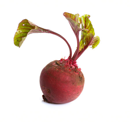 beet isolated on white