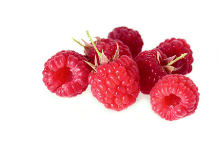 raspberry isolated on white