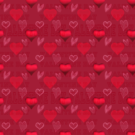 valentine seamless patternの写真素材