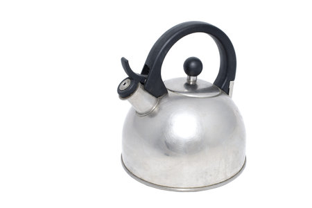 Tea pot placed on a white background