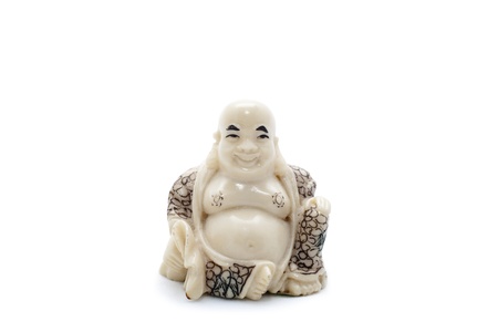 The Statuette isolated on a white backgroundの写真素材