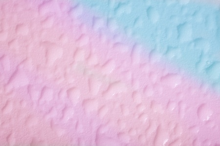 Abstract colourful Rainbow drops and wave linesの写真素材