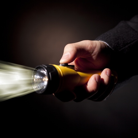 Light In Handの写真素材