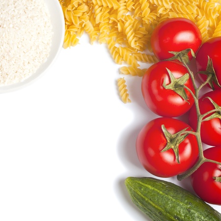 Pasta And Tomatoの写真素材