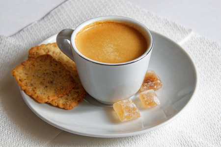 A cup of coffee.の写真素材