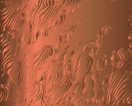 Brown - Red texture on a gradient background. Vector graphics, illustration of saturated brown - red tones. Beautiful, textured, unusual background of brown - red shades.のイラスト素材