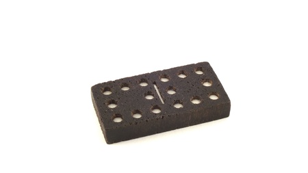 Domino on white backgoundの写真素材