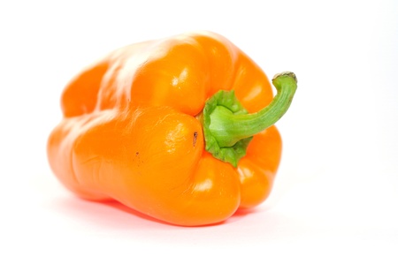 Orange bell pepper. の写真素材