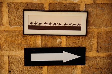 Arrow sign. の写真素材