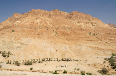 Natural desert landscape at the dead sea area  Israel のeditorial素材