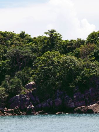 Coast and rocks of small islands in the south of island Phu Quoc, Vietnam 99の写真素材