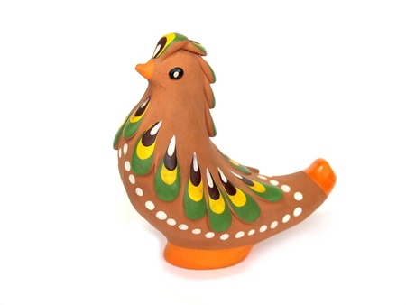 Clay toy penny whistleの写真素材